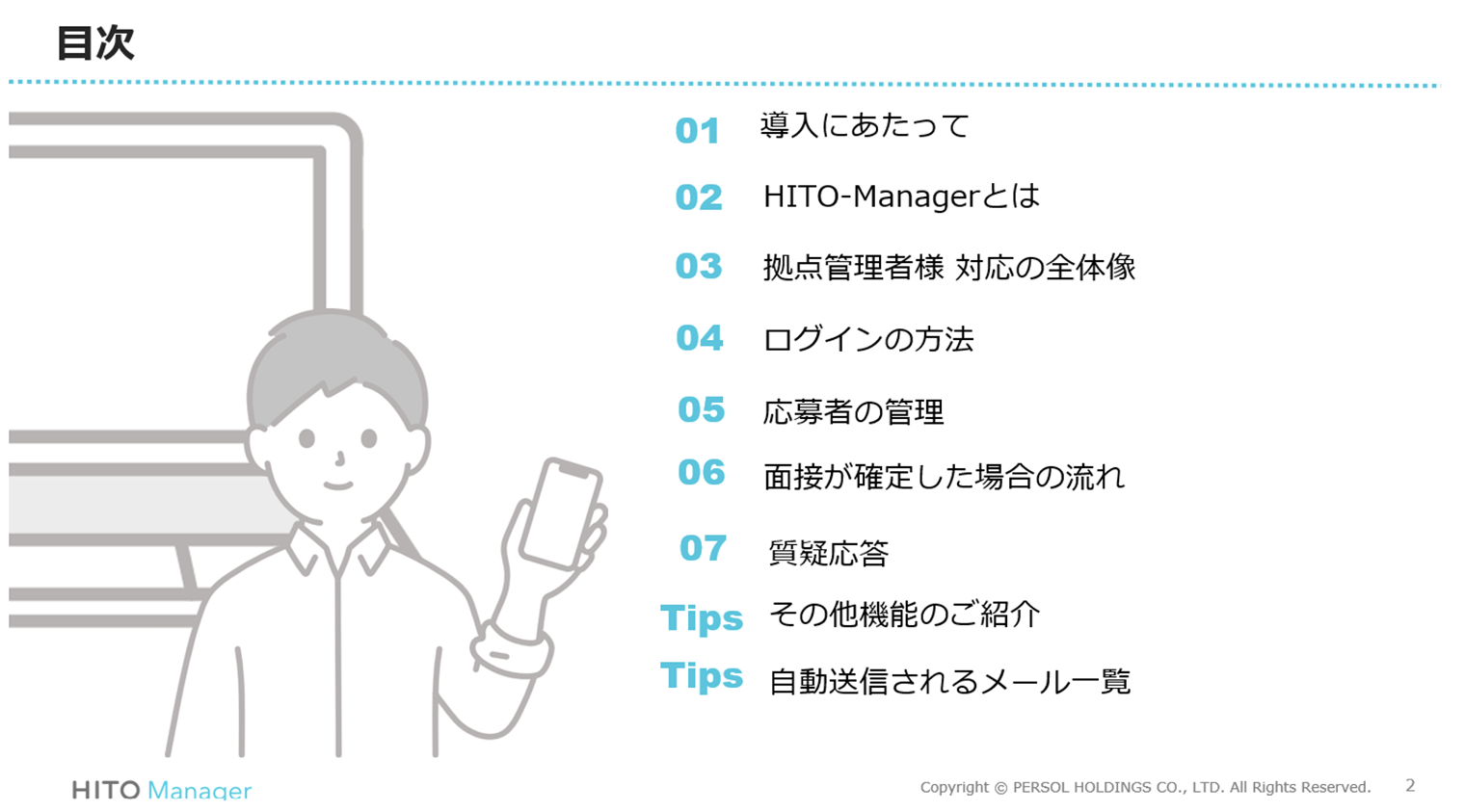 実際の店舗管理者説明会アジェンダ（抜粋）